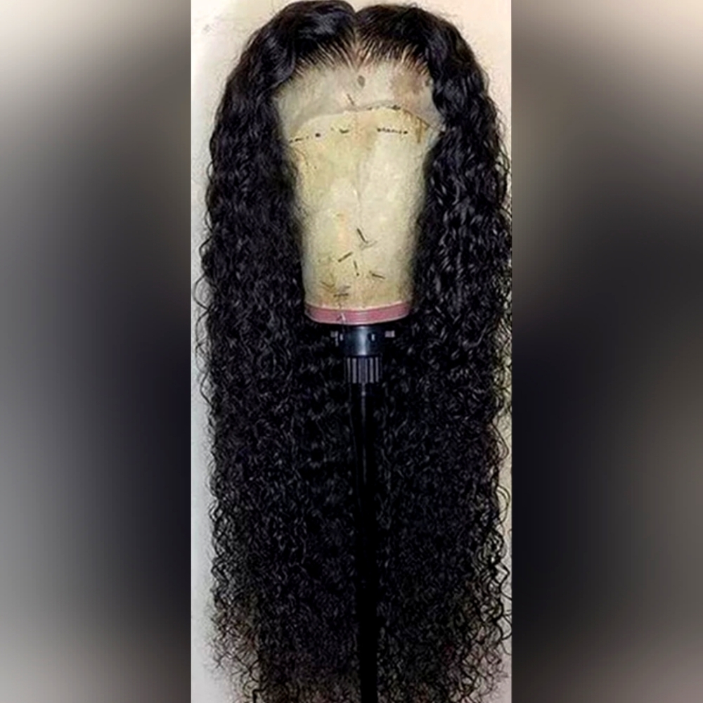 Kinky Curly Human Hair wig 13x1 T part wig 150% density
